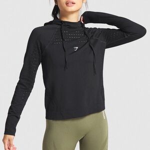 Gymshark Black Energy Seamless Hoodie